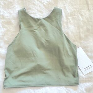 Athleta Conscious Crop A-C, size XS, Eucalyptus Olive (sage green) NWT